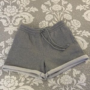 TNA Cozy AF Fleece Shorts ~ Grey ~ Size Small